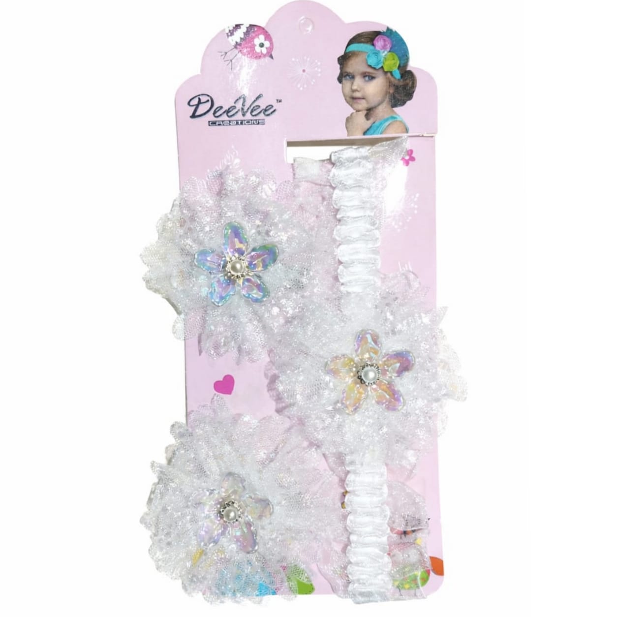 DeeVee Creations New Baby Girls Dress with Lace and Tulle dress - Image 5