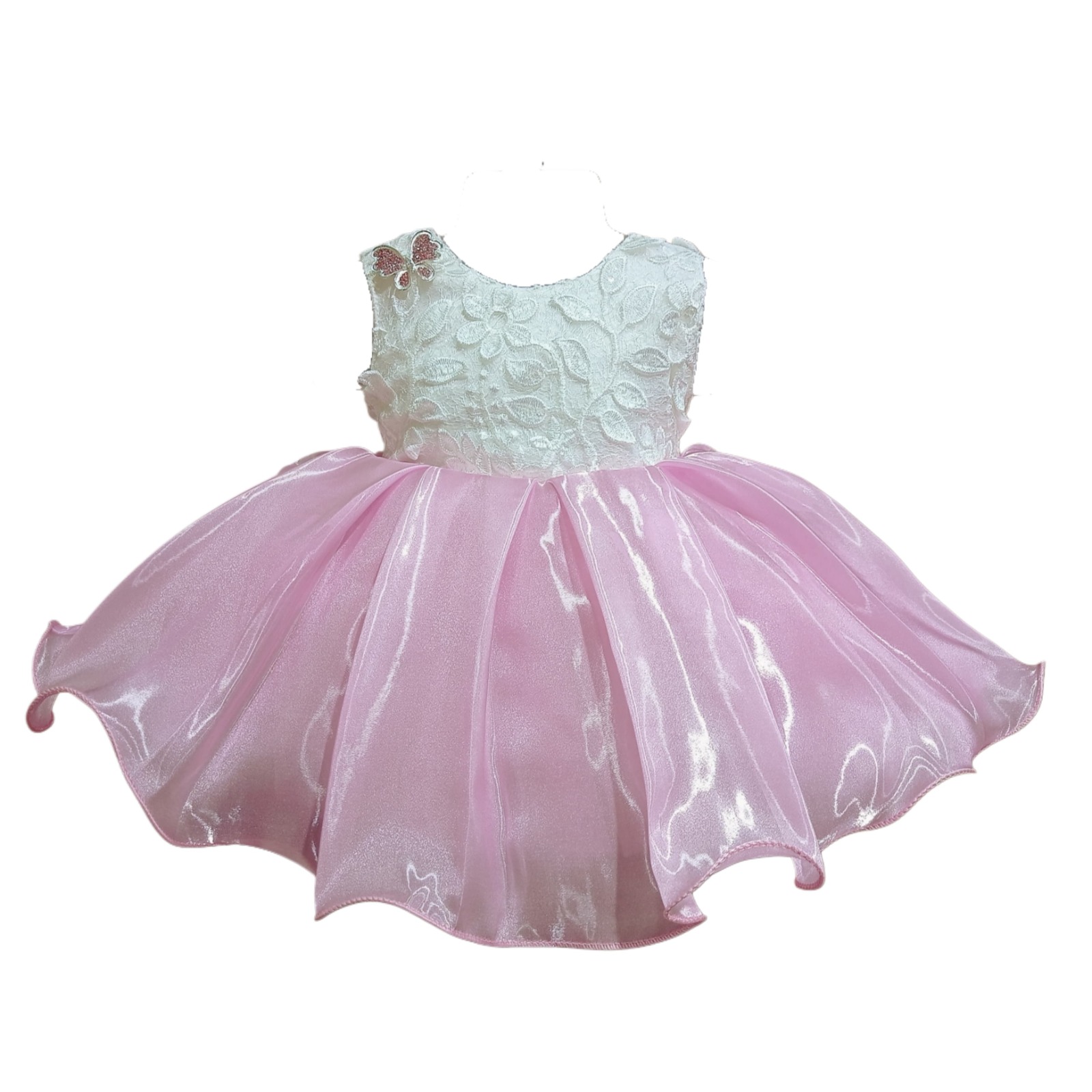DeeVee Creations New Baby Girls Dress with Lace and Tulle dress - Image 2