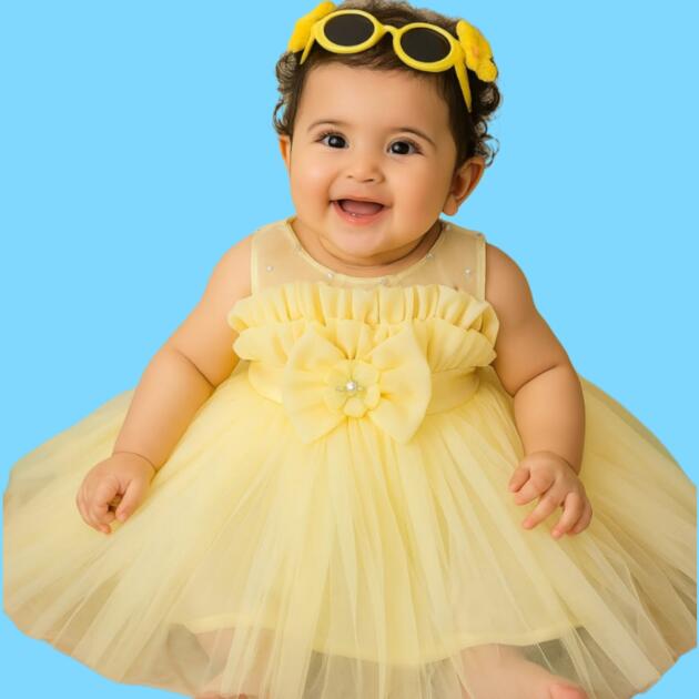 DeeVee Creations Beautiful Frock for Baby Girls.