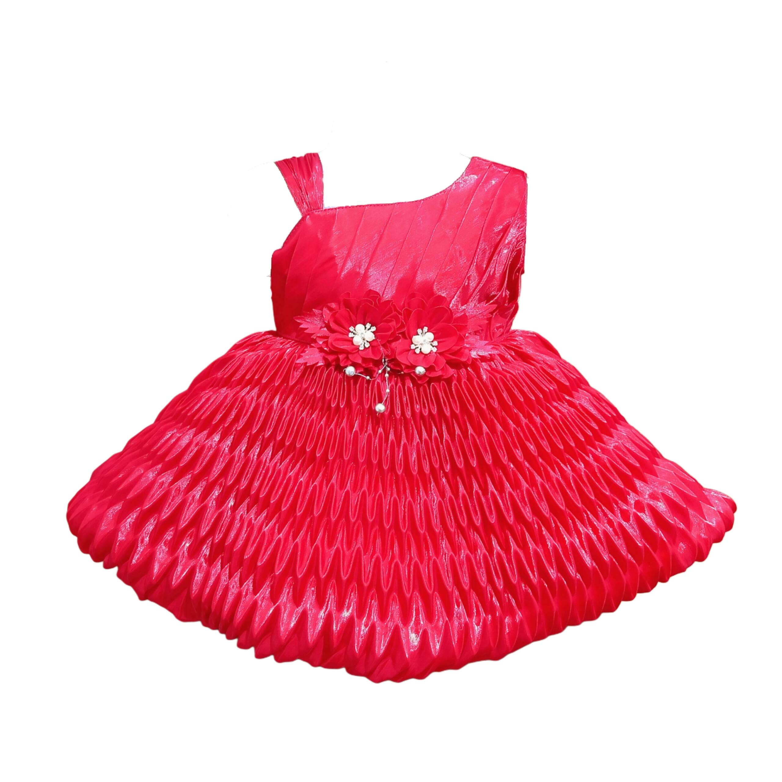 DeeVee Creations Baby Girls New Ruffle Delight Party Dress For Baby Girls - Image 6