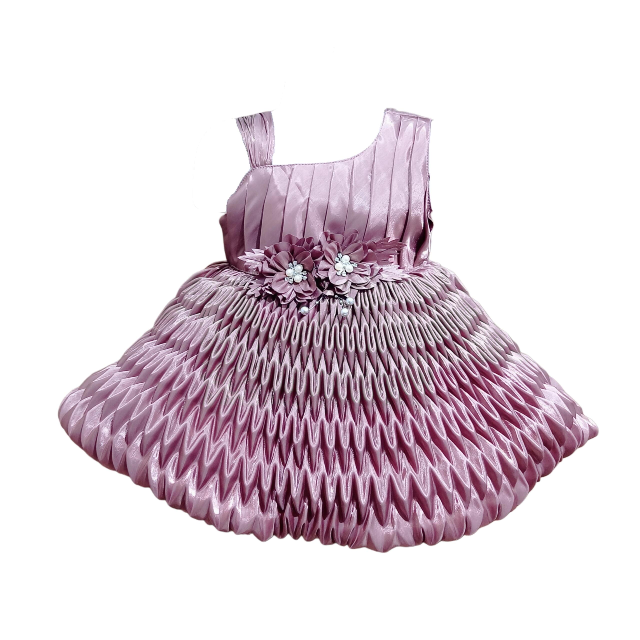 DeeVee Creations Baby Girls New Ruffle Delight Party Dress For Baby Girls - Image 4